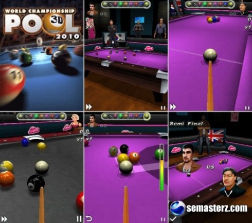 3D World Championship Pool 2010 - Java игра