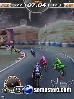 3D Moto Racing Evolved - Java игра