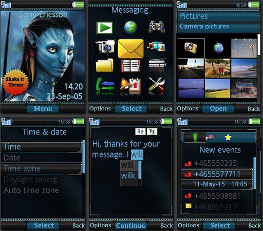 Avatar - Тема для Sony Ericsson 240x320