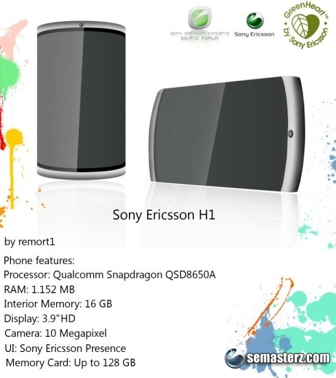 Экологичный концепт Sony Ericsson H1