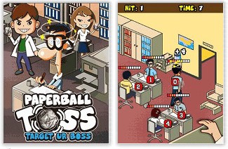 Paperball Toss - Java игра