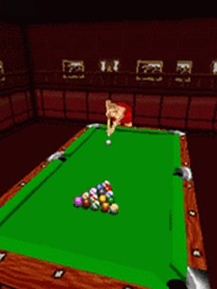 Скриншот java игры 3D Pool: High Roller