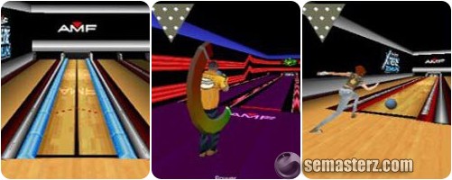 Скриншот java игры AMF Xtreme Bowling 3D