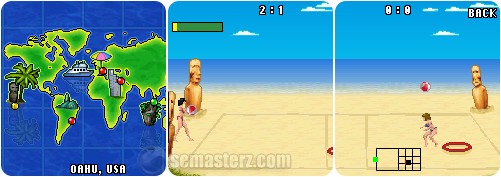 Скриншот java игры Beach Ball 2009