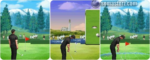 Скриншот java игры Golf: The Open Championship 2009