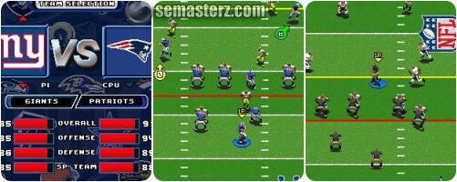 Скриншот java игры NFL 2009