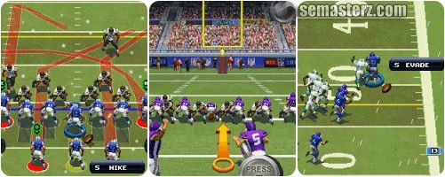Скриншот java игры NFL 2011