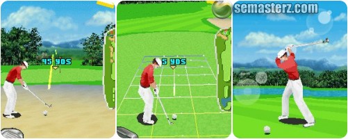 Скриншот java игры Pro Golf 2007 3D