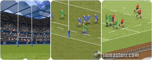 Скриншот java игры RBS 6 Nations Rugby 2008