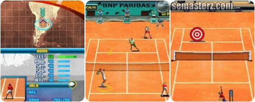 Скриншот java игры Roland Garros 2009