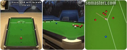 Скриншот java игры Ronnie O'Sullivan's: Snooker 2009