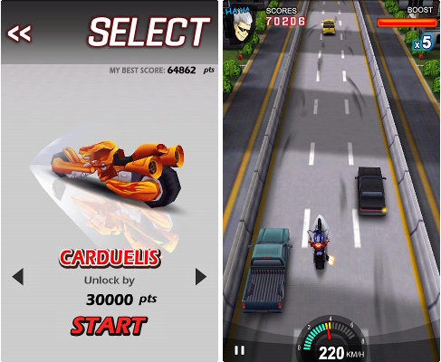 Racing Moto - Screenshot