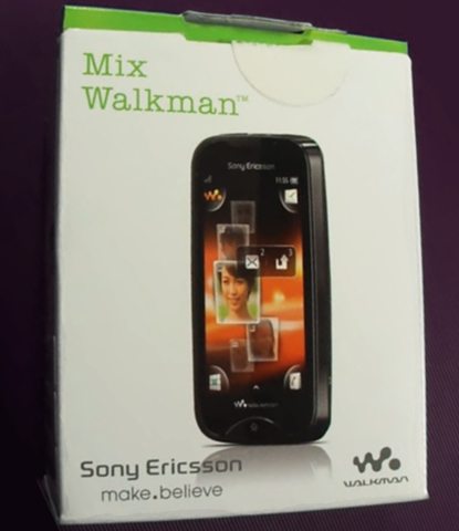 Коробка Sony Ericsson WT13i (MIX Walkman)