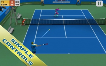 Cross Court Tennis - привлекательный теннис для Android
